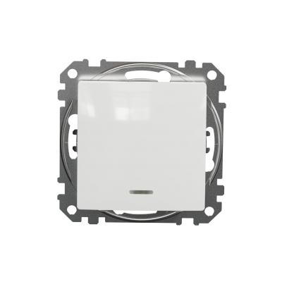 Sedna Design & Elements Łącznik schodowy z sygnalizacją załączenia biały SDD111106N SCHNEIDER (SDD111106N)